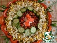 Крабовый салат с макаронами Супер-салат ингредиенты