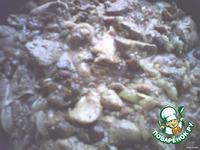 Ароматная куриная печень с грибами ингредиенты