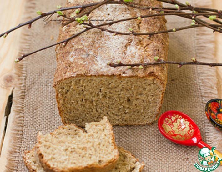 Рецепт: Цельнозерновой деревенский хлеб