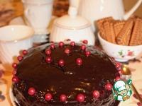 Шоколадно-брусничный торт постный ингредиенты