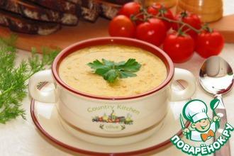 Рецепт: Турецкий суп из чечевицы с грибами
