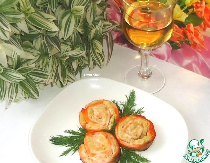 Рецепт: Форель, запеченная с ананасами Розы