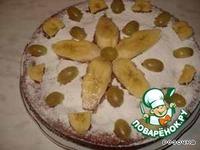 Банановый пирог Осенний цветок ингредиенты