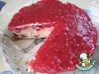 Творожный торт-десерт с желе из красной смородины ингредиенты