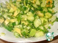 Салат с авокадо и огурцом ингредиенты