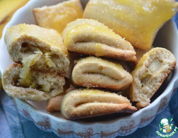 Рецепт: Банановое печенье
