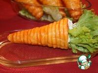 Закусочное пирожное Морковка с кремом аля дзадзики (цацики) ингредиенты