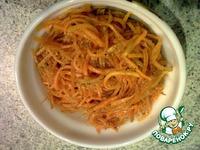 Свинина с корейской морковью ингредиенты