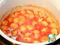 Суп томатный с пельменями и морскими гадами ингредиенты
