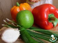 Рисовая лапша с овощами и курицей ингредиенты