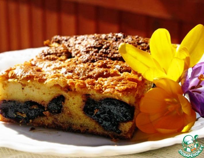 Рецепт: Пирог с черносливом