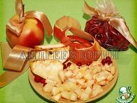 Творожная запеканка с яблоками и брусникой ингредиенты