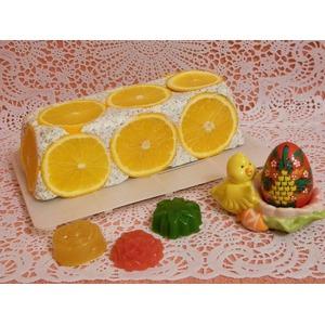 Творожный торт с апельсинами Белоснежка