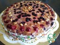 Арахисовый торт с ягодно-ореховой начинкой ингредиенты
