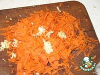 Острые маффины с морковью и чесноком ингредиенты
