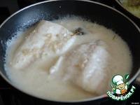 Тушеное рыбное филе под белым соусом ингредиенты