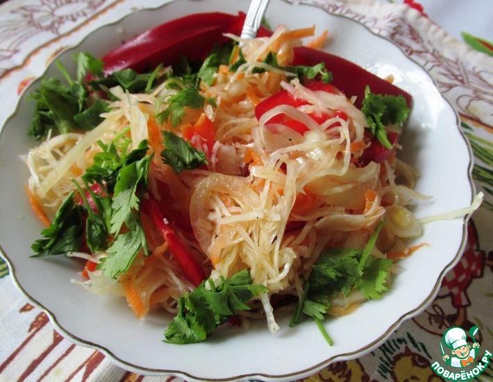Рецепт: Овощной салат в маринаде