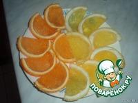 Апельсиновые и лимонные дольки ингредиенты