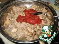 Пикантное свиное рагу в томатном соусе ингредиенты