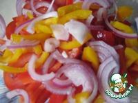 Овощной салат с томатами и зеленой фасолью ингредиенты