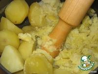 Вареники с картофелем, беконом и луком ингредиенты