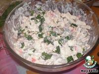 Салат из мидий и кальмаров Морская пучина ингредиенты