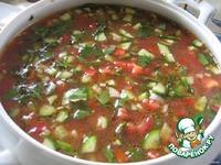 Холодный суп из свежих овощей ингредиенты