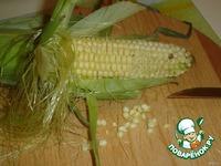 Кукурузная лепешка с кукурузными зернами ингредиенты