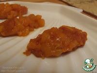 Креветки на гриле в апельсиновом соусе с чатни из персиков ингредиенты