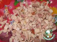 Салат с копченым куриным мясом и арахисом ингредиенты