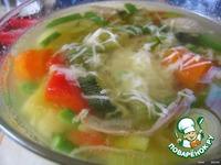 Весенний суп с кабачками и пармезаном ингредиенты