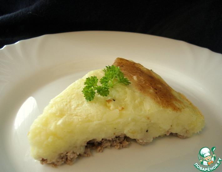 Рецепт: Французкая запеканка с картофелем и мясом