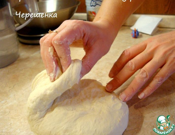 Рецепт: Белый хлеб из дрожжевого теста