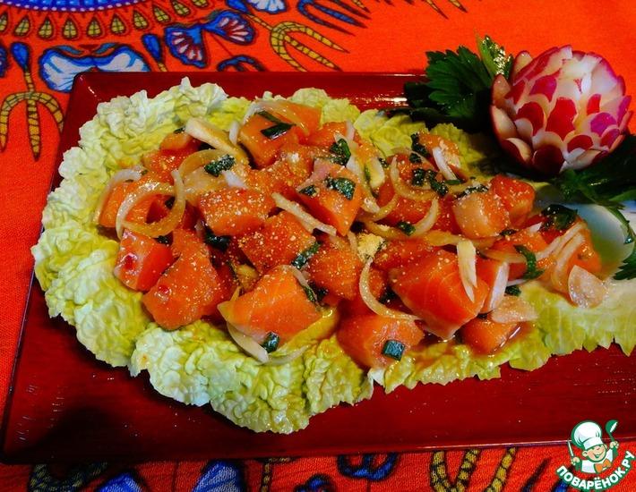 Рецепт: Тайский салат из свежей сёмги