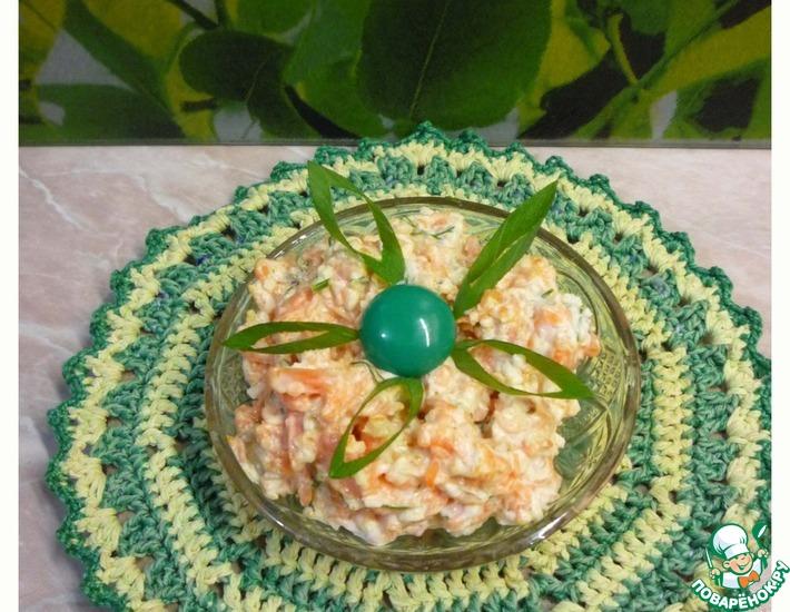 Рецепт: Морковный соус с крабовыми палочками