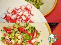 Салат из крабовых палочек с авокадо и куриной грудкой ингредиенты