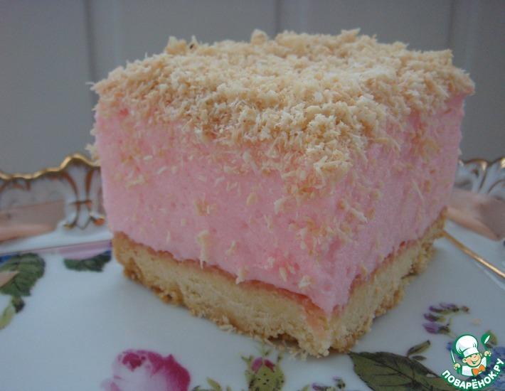 Рецепт: Пирожные Розовые сны