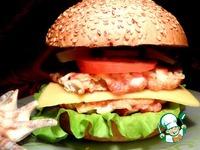 Гамбургер с крабовыми палочками А’море мио! ингредиенты