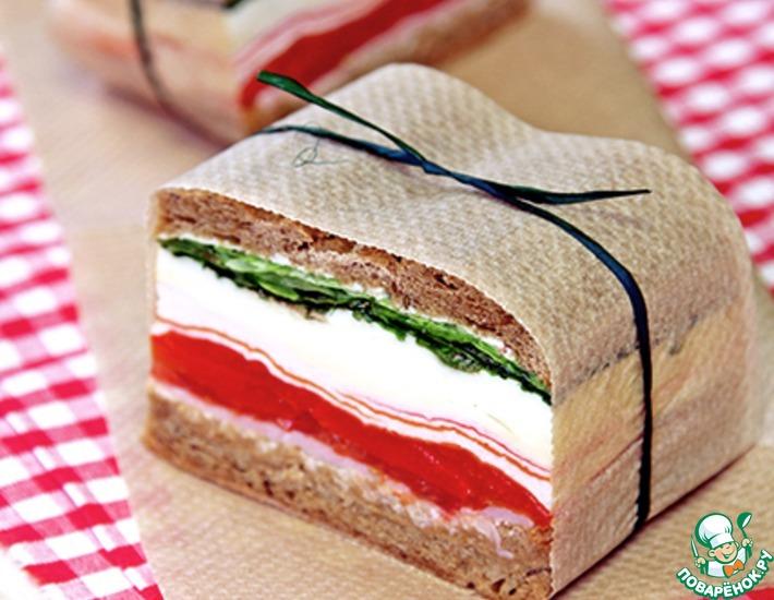 Рецепт: Прессованные сэндвичи в итальянском стиле