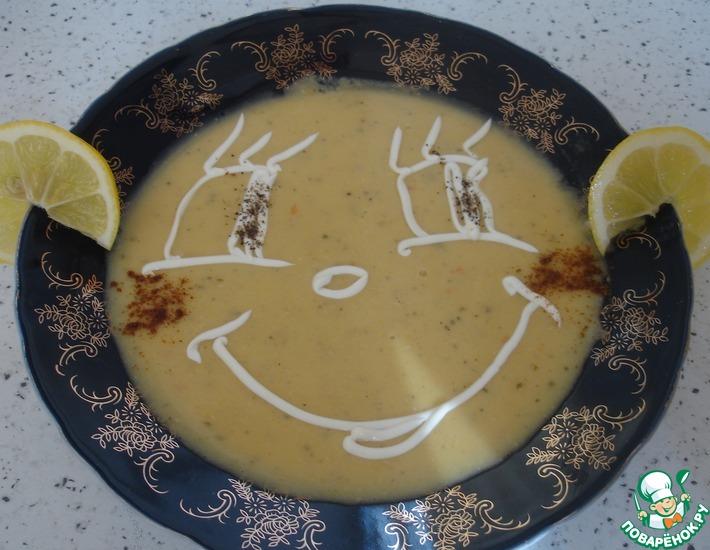 Рецепт: Мерчи суп. Суп-пюре из красной чечевицы