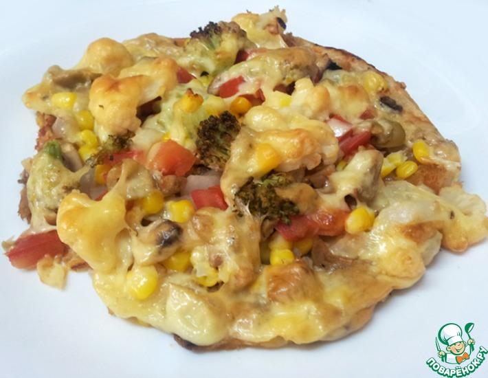 Рецепт: Пицца восточная Малауах