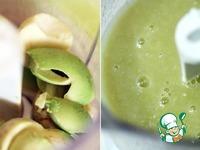 Охлажденный суп из порея и авокадо ингредиенты