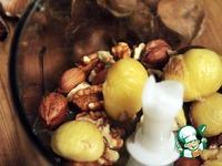Каштаново-ореховый десерт с брусничным кремом ингредиенты