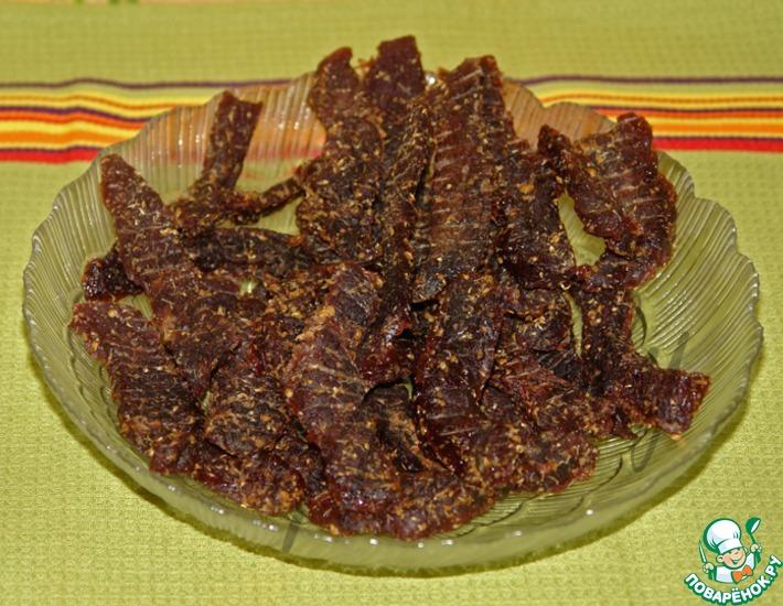 Рецепт: Сладкая вяленая говядина по-индонезийски