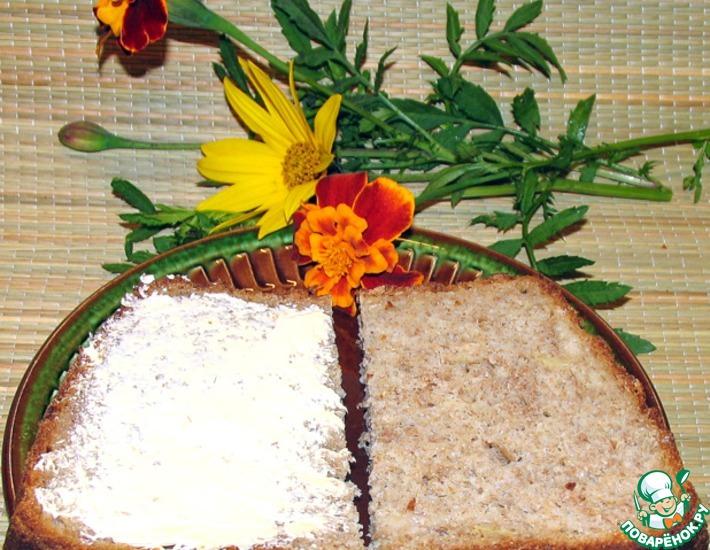 Рецепт: Сырно-чесночный хлеб с отрубями