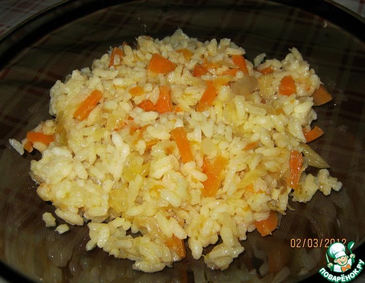 Рецепт: Рис с капустой