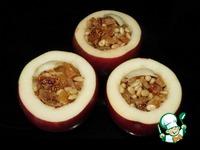 Печеные яблоки с сухофруктами и кедровыми орешками ингредиенты
