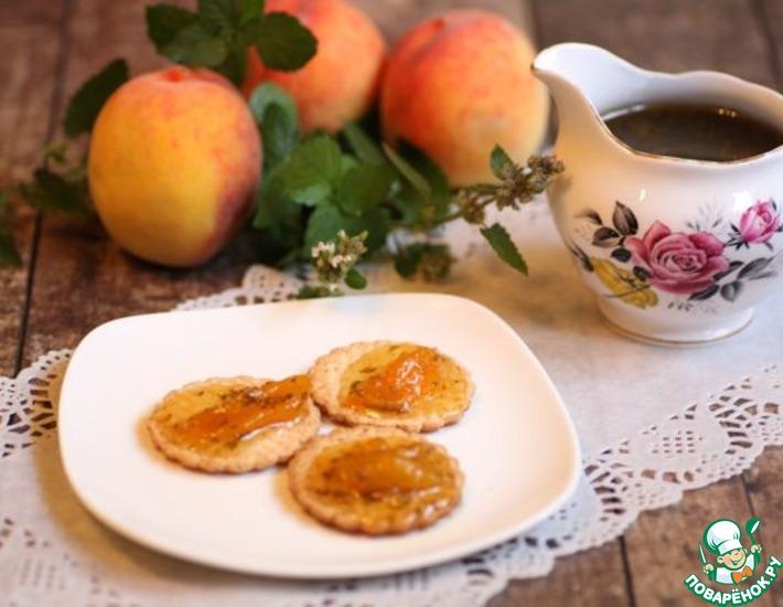Рецепт: Варенье из персиков с мелиссой