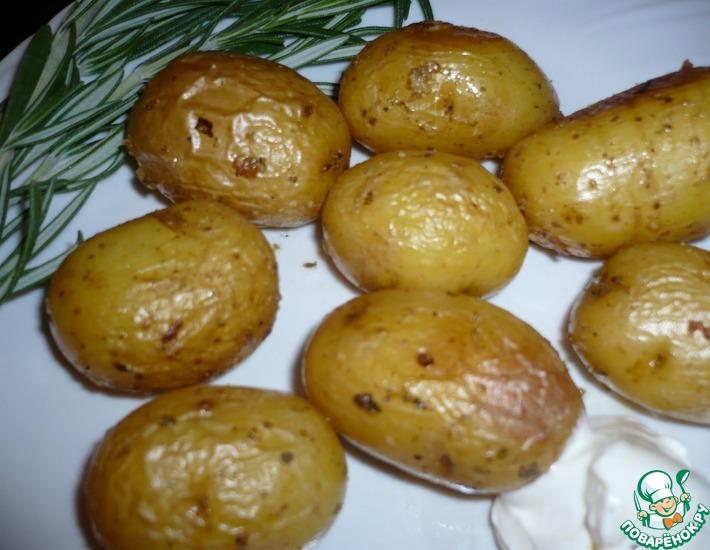Рецепт: Картофель с розмарином