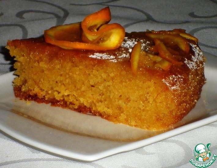 Рецепт: Марокканский апельсиново-миндальный пирог